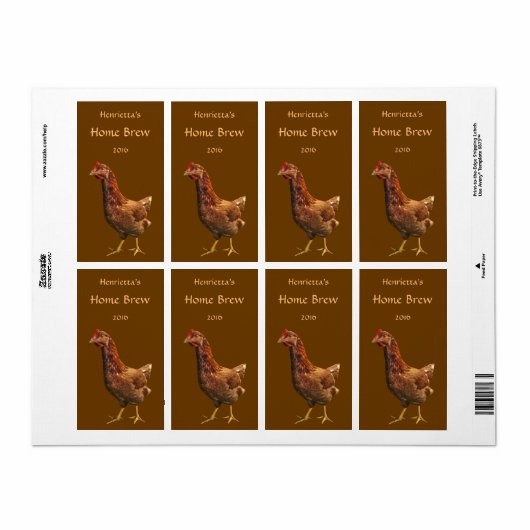 Braun- und Rothähnchenbiermarken (Vorne)