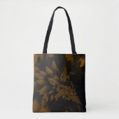 Braun und Schwarz blühen Tasche (Vorderseite)