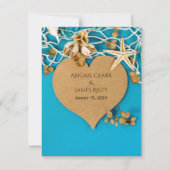 Braun- und Seesternzeit Einladung (Vorderseite)