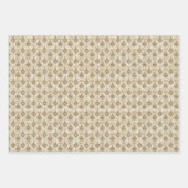 Braun und Tan Craft Weihnachten Geschenkpapier Set (Vorderseite 2)