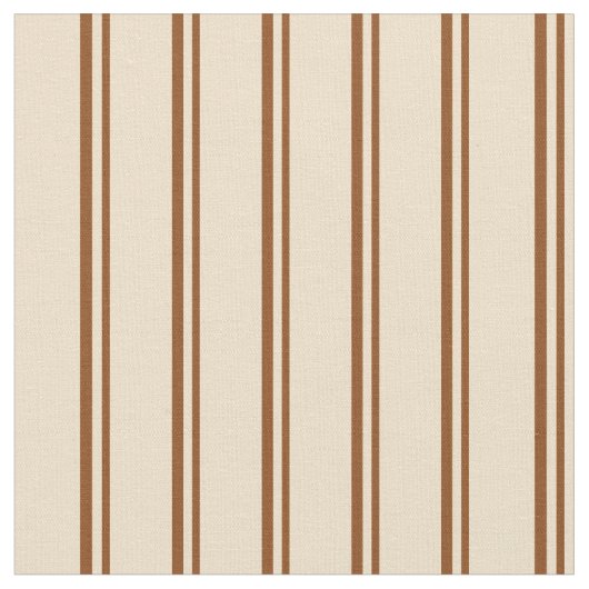 Braun- und Tan-Farbbandmuster Stoff (Nahaufnahme)