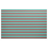 Braun- und Türkismuster Stoff (Fat Quarter (45,7 x 55,9 cm))