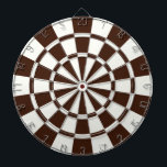 braun und weiß dartscheibe<br><div class="desc">Brown and White Dart Board</div>