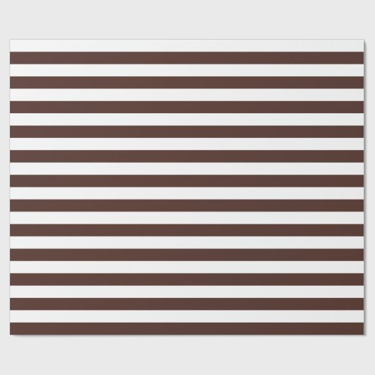 Braun und Weiß Geschenkpapier (Flach)