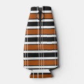 braun und weiß Kariert Flaschenkühler (Rückseite)