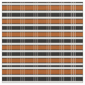 braun und weiß Kariert Stoff (Nahaufnahme)