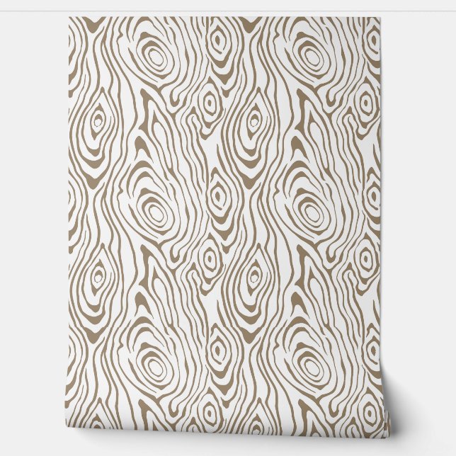 Braun und Weiß Tapete (Abrollen)