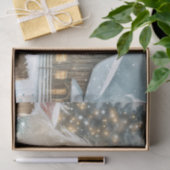 Braun und Weißes Pferd Weihnachten Seidenpapier (Geschenk)