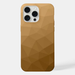 Braun verlaufender geometrischer Mesh-Muster iPhone 15 Pro Max Hülle