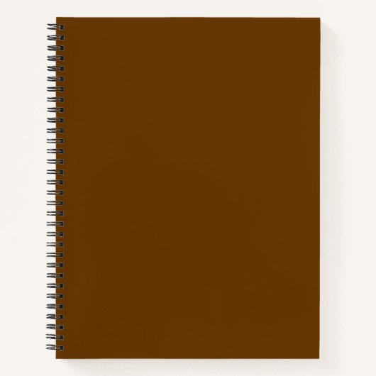 Braun (Vollfarbe) Notizblock (Vorderseite)