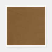 Braun (Vollfarbe) Serviette (Vorderseite)