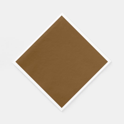 Braun (Vollfarbe) Serviette (Ecke)