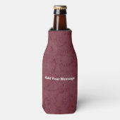 Braun-Wand Textur Flasche Cooler Flaschenkühler (Flaschenvorderseite)