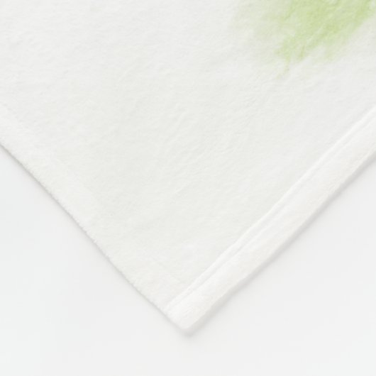 Braun Wasserfarbe Kleines Pferd Fleecedecke (Ecke)