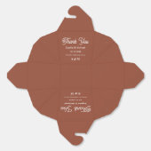 Braun Wedding Terracotta Bride Groom Geschenkschachtel (Ungeklappt)