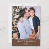 Braun Weihnachten Moderne Moderne Anspruchsvolle F (Vorderseite)