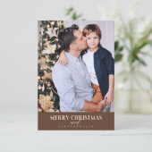 Braun Weihnachten Moderne Moderne Anspruchsvolle F (Stehend Vorderseite)