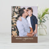 Braun Weihnachten Moderne Moderne Anspruchsvolle F (Stehend Vorderseite)