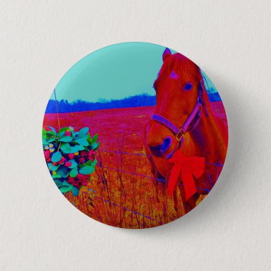 Braun Weihnachtsferkel : Name hinzufügen Button (Vorderseite)