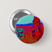 Braun Weihnachtsferkel : Name hinzufügen Button (Vorne & Hinten)