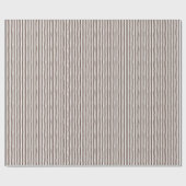 Braun-weiß gestreift unregelmäßig geschenkpapier (Flach)