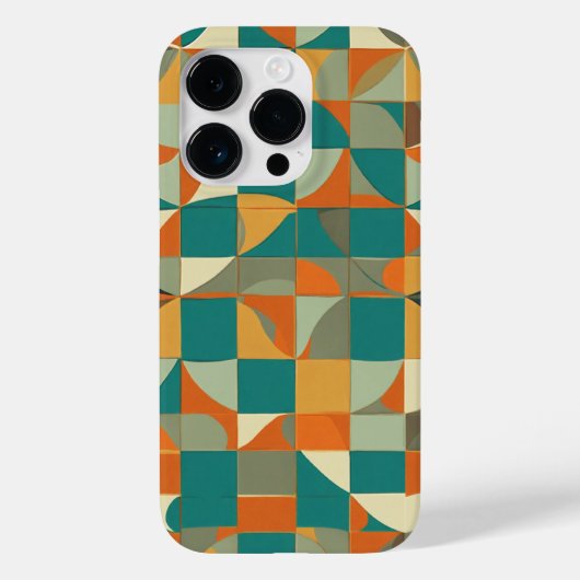 braun weiß und schwarz blau Case-Mate iPhone hülle (Rückseite)