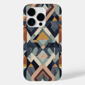 braun weiß und schwarz blau Case-Mate iPhone hülle (Rückseite)