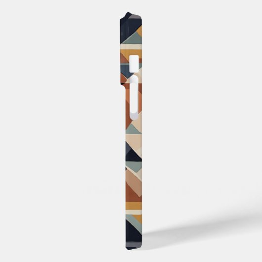 braun weiß und schwarz blau Case-Mate iPhone hülle (Rückseite / Links)