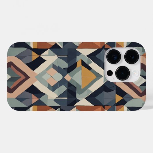 braun weiß und schwarz blau Case-Mate iPhone hülle (Rückseite (Horizontal))