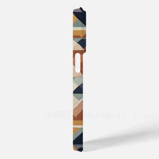 braun weiß und schwarz blau Case-Mate iPhone hülle (Rückseite / Rechts)