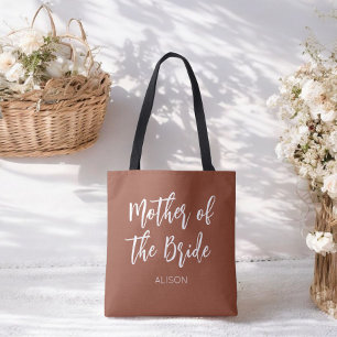 Braun-weiße Hochzeit Mutter der Braut  Tasche