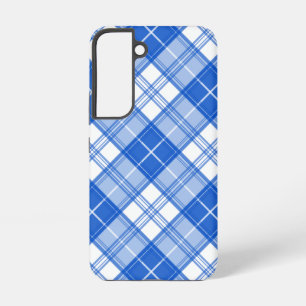 Braun-weißes Tartan-Muster yxm0uat9 Samsung Galaxy Hülle
