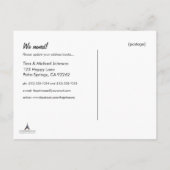 Braun Zuhause Sweet Zuhause / Wir verschoben Postk Ankündigungspostkarte (Rückseite)