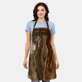 Braunagener Schönheit berufliche Schürze (Getragen)