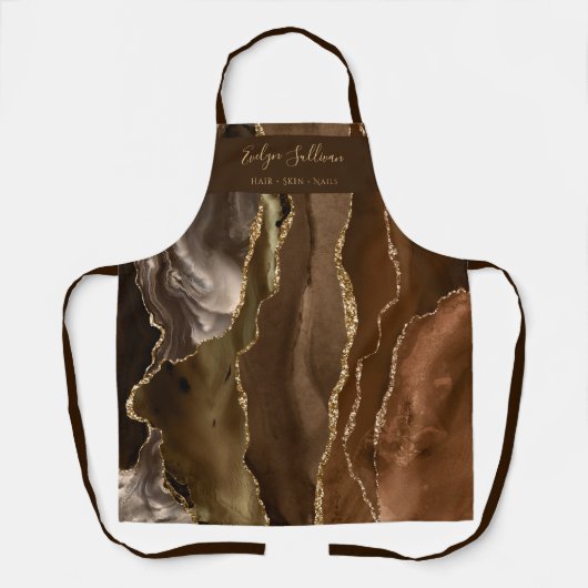 Braunagener Schönheit berufliche Schürze (Vorderseite)