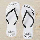 Brauname Schwarz/Weiß Badesandalen