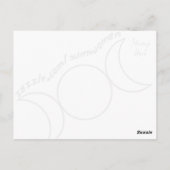 Braunauge Postkarte (Rückseite)