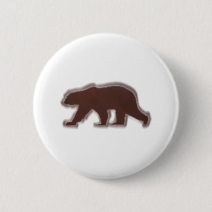 Braunbär Button