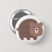 Braunbär Button (Vorne & Hinten)