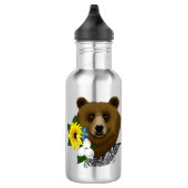 Braunbär Edelstahlflasche (Rechts)