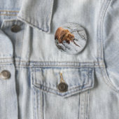 Braunbär fängt roten Lachs Button (Beispiel)
