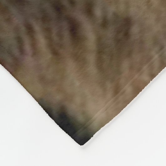 Braunbär Fleecedecke (Ecke)