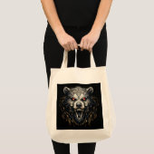 Braunbär, gemeiner Braunbär, Lebensmittelgeschäft  Tragetasche (Vorderseite (Produkt))