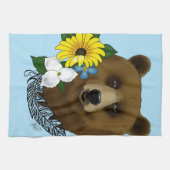 Braunbär Geschirrtuch (Horizontal)