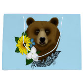 Braunbär Große Geschenktüte (Vorderseite)