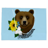 Braunbär Große Geschenktüte (Rückseite)