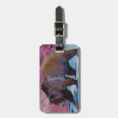 Braunbär in Utah, gehend durch die Felsen Gepäckanhänger (Vorderseite vertikal)