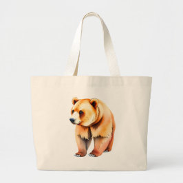 Braunbär Jumbo Stoffbeutel