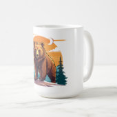 Braunbär Kaffeetasse (VorderseiteRechts)