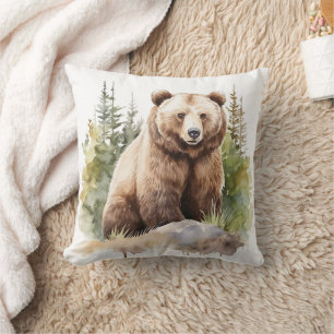 Braunbär Kissen